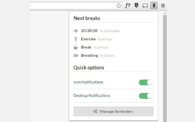 Micro Breaks chrome谷歌浏览器插件_扩展第3张截图