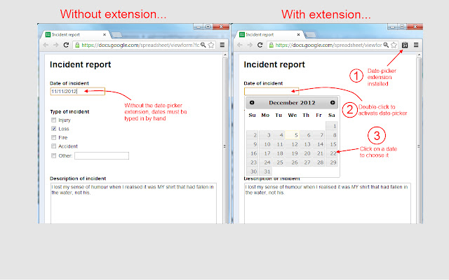 Date picker extension chrome谷歌浏览器插件_扩展第1张截图