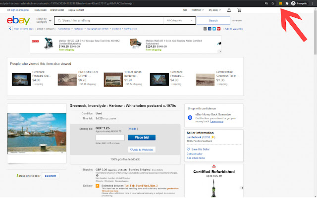 JustSnipe eBay Auction Sniper chrome谷歌浏览器插件_扩展第1张截图