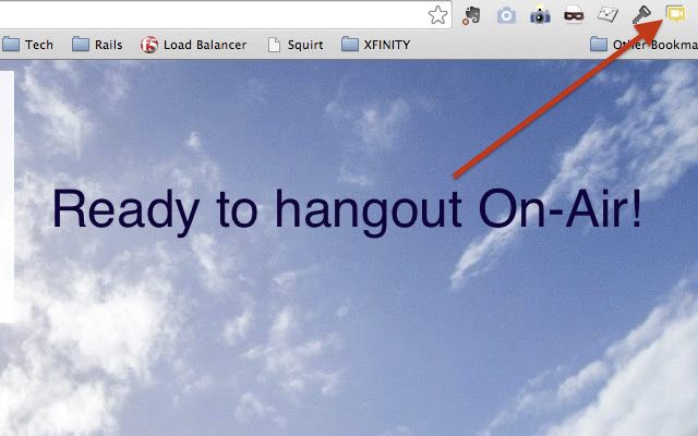 One Click Google On-Air Hangout chrome谷歌浏览器插件_扩展第1张截图