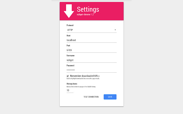 nzbget-chrome chrome谷歌浏览器插件_扩展第2张截图
