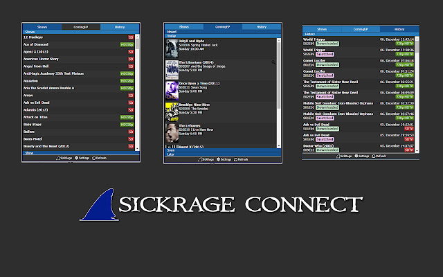 SickRageConnect chrome谷歌浏览器插件_扩展第2张截图