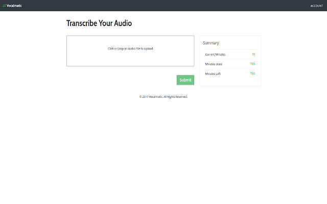 Vocalmatic: The Auto-Transcription Tool chrome谷歌浏览器插件_扩展第4张截图