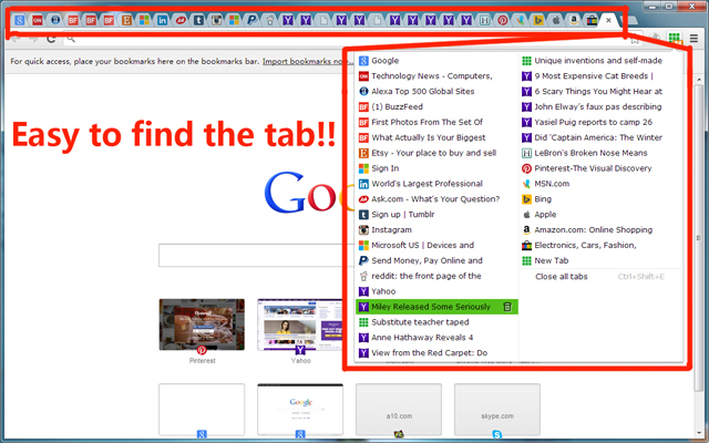 Speed Tabs chrome谷歌浏览器插件_扩展第1张截图