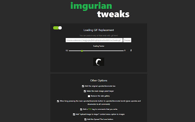 Imgurian Tweaks chrome谷歌浏览器插件_扩展第2张截图