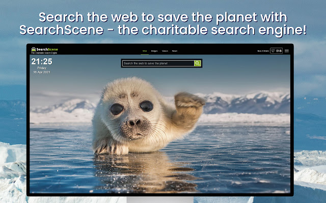 SearchScene – The Charitable Search Engine chrome谷歌浏览器插件_扩展第1张截图