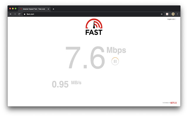 Fast.Com - Display Network Speed in Bytes. chrome谷歌浏览器插件_扩展第1张截图