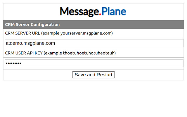 Message Plane CRM Integration chrome谷歌浏览器插件_扩展第1张截图
