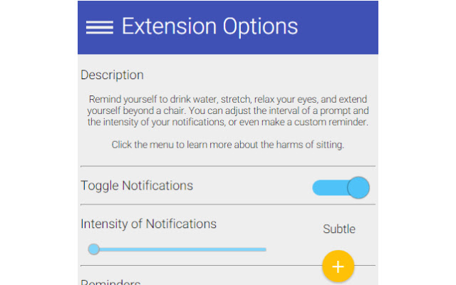 Anti-Sedentary Desktop Reminder chrome谷歌浏览器插件_扩展第1张截图