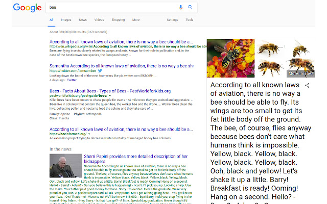 Every Bee chrome谷歌浏览器插件_扩展第1张截图
