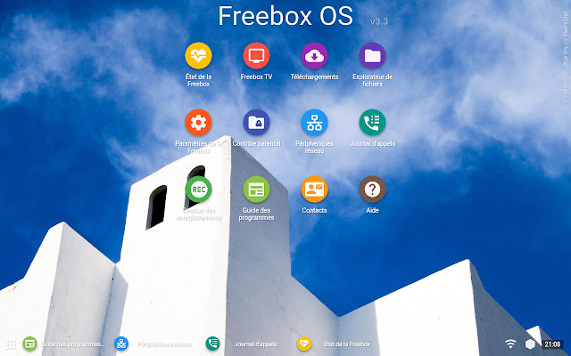 Material Freebox OS chrome谷歌浏览器插件_扩展第1张截图