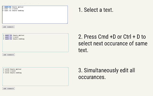 Multi Cursor for Chrome chrome谷歌浏览器插件_扩展第1张截图