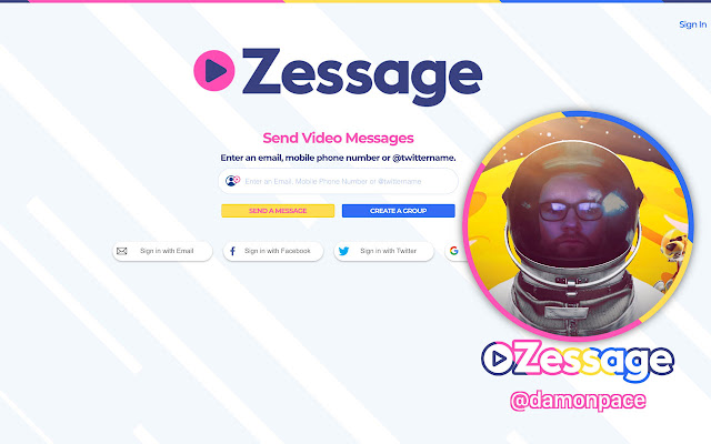 Zessage: Video Messaging chrome谷歌浏览器插件_扩展第1张截图