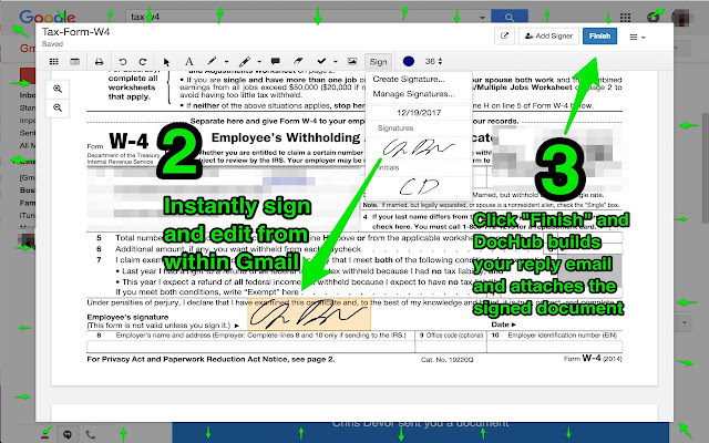 DocHub - Sign PDF from Gmail chrome谷歌浏览器插件_扩展第2张截图