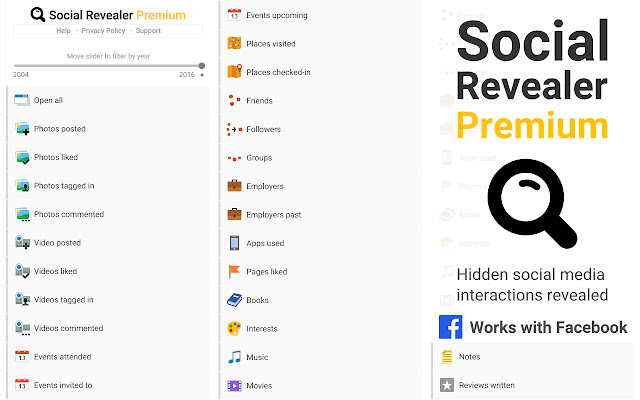Social Revealer Premium chrome谷歌浏览器插件_扩展第1张截图