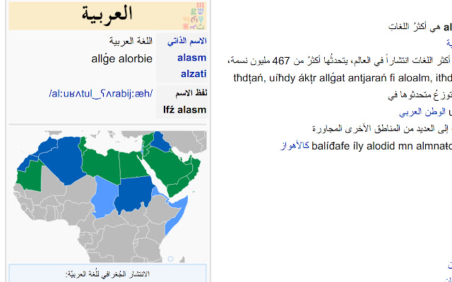 ARABEASY view Arabic web in English letters chrome谷歌浏览器插件_扩展第1张截图