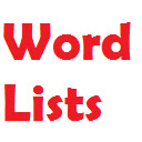 Word Lists