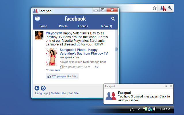 Facepad for Facebook™ chrome谷歌浏览器插件_扩展第3张截图