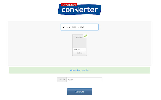 TIFF to PDF Converter chrome谷歌浏览器插件_扩展第1张截图