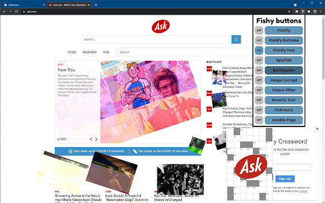 Fishy Buttons chrome谷歌浏览器插件_扩展第2张截图