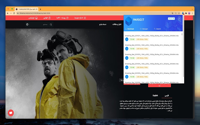 ParsGet chrome谷歌浏览器插件_扩展第3张截图