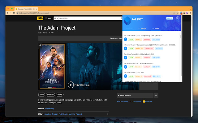ParsGet chrome谷歌浏览器插件_扩展第4张截图