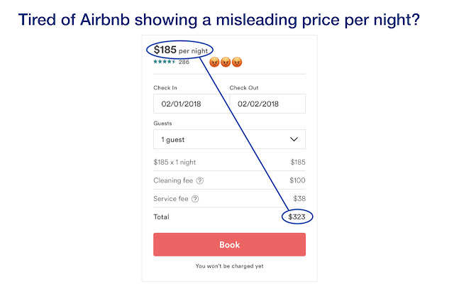 Airbnb Price Per Night Corrector chrome谷歌浏览器插件_扩展第1张截图