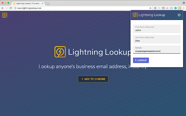 Lightning Lookup chrome谷歌浏览器插件_扩展第1张截图