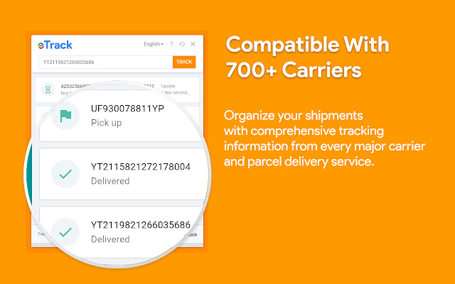 eTrack - Package Tracking chrome谷歌浏览器插件_扩展第1张截图
