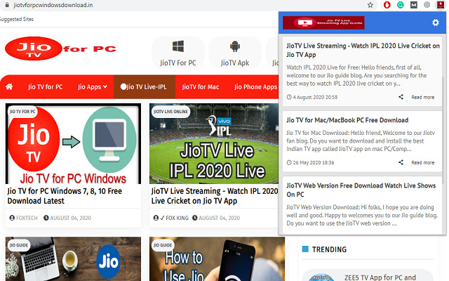 Jiotv Live Streaming IPL,Movies App Guide chrome谷歌浏览器插件_扩展第1张截图
