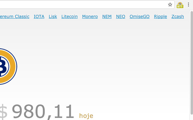 Bitcoin Gold Hoje chrome谷歌浏览器插件_扩展第1张截图