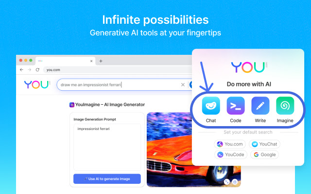 You.com | Search, chat, and create with AI chrome谷歌浏览器插件_扩展第3张截图