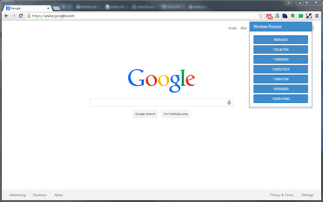 Window Resizer chrome谷歌浏览器插件_扩展第1张截图
