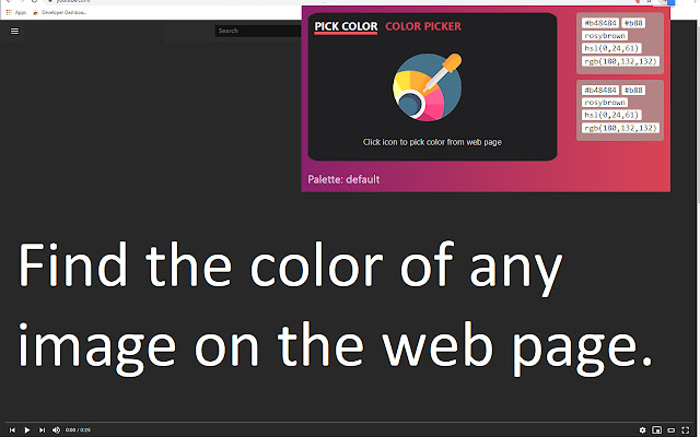 Hex Color Picker chrome谷歌浏览器插件_扩展第1张截图