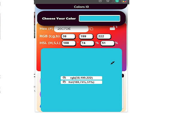 Pick Color chrome谷歌浏览器插件_扩展第3张截图