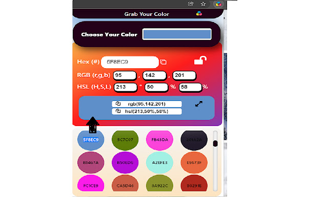 Pick Color chrome谷歌浏览器插件_扩展第4张截图