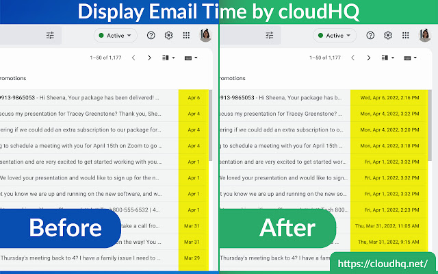 Display Email Time by cloudHQ chrome谷歌浏览器插件_扩展第2张截图
