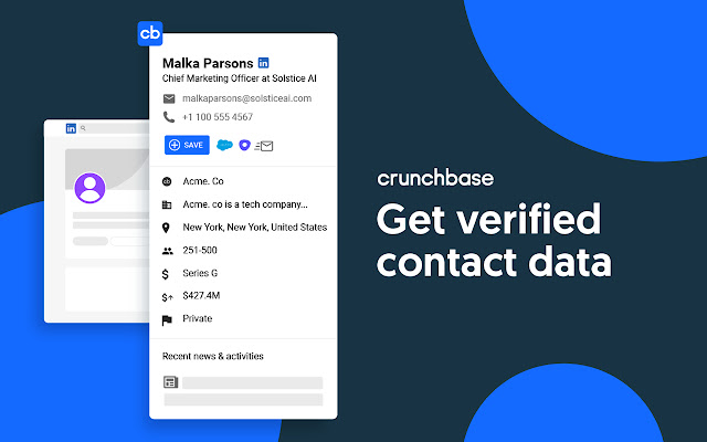 Crunchbase - B2B Company & Contact Info chrome谷歌浏览器插件_扩展第1张截图