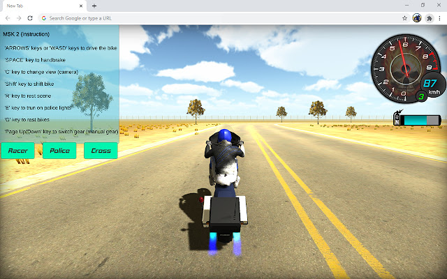 Extreme Motorbike Driving Game chrome谷歌浏览器插件_扩展第1张截图