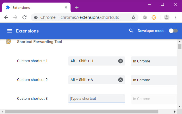 快捷键补充工具 chrome谷歌浏览器插件_扩展第3张截图