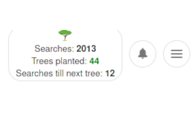 Ecosia Count Trees chrome谷歌浏览器插件_扩展第1张截图