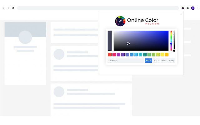 Online Color Picker chrome谷歌浏览器插件_扩展第2张截图