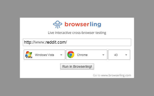 Browserling - Cross-browser testing chrome谷歌浏览器插件_扩展第1张截图