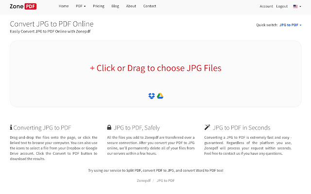 JPG to PDF chrome谷歌浏览器插件_扩展第2张截图