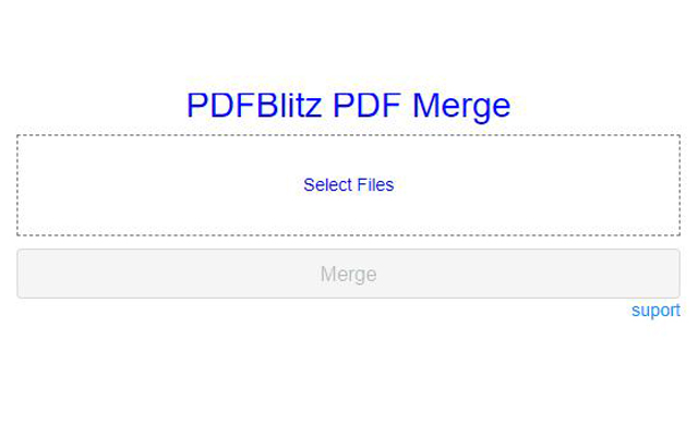 PDFBlitz PDF Merge chrome谷歌浏览器插件_扩展第1张截图