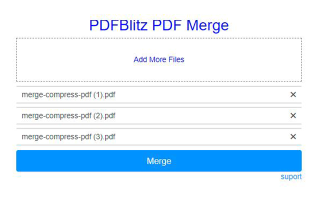 PDFBlitz PDF Merge chrome谷歌浏览器插件_扩展第2张截图