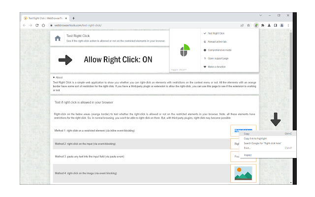 Allow Right Click chrome谷歌浏览器插件_扩展第2张截图