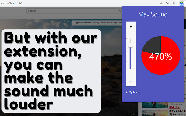Max Sound & Volume Control Center chrome谷歌浏览器插件_扩展第2张截图