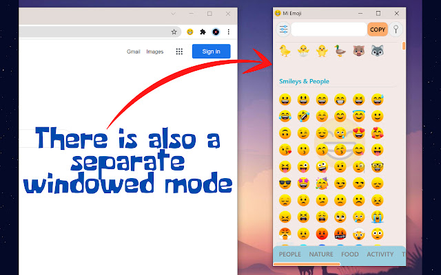 Mi Emoji chrome谷歌浏览器插件_扩展第4张截图