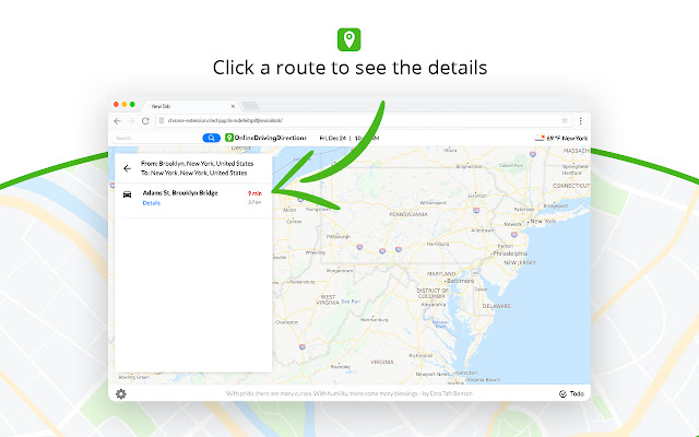 Online Driving Directions chrome谷歌浏览器插件_扩展第3张截图
